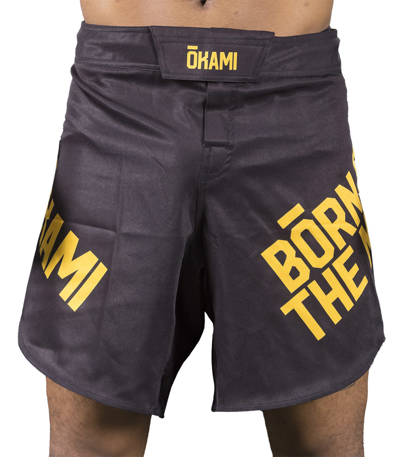 Okami motion Fightshorts -Black